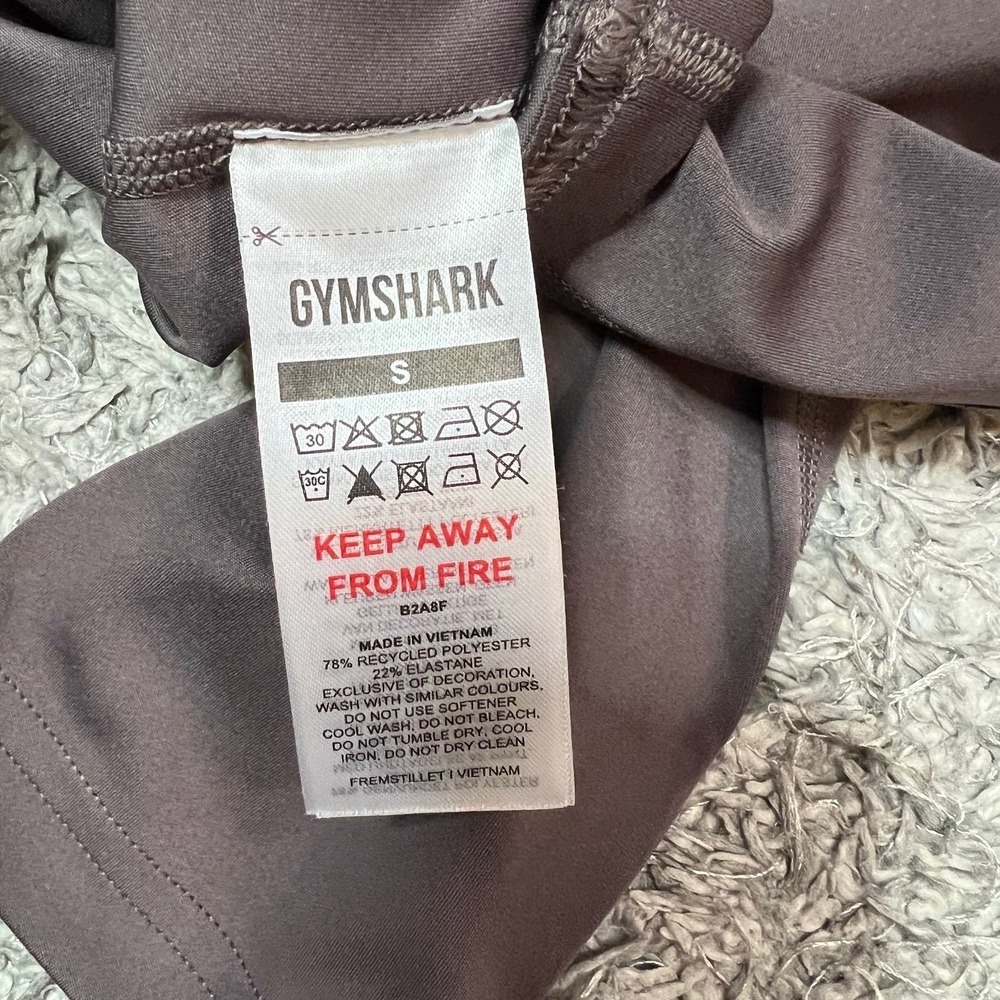Gymshark Leggings Purple Stretch Skinny Leg Pull On Activewear Womens Size S - Picture 6 of 7